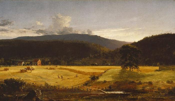 Jasper Francis Cropsey Bareford Mountains, West Milford, New Jersey oil painting image